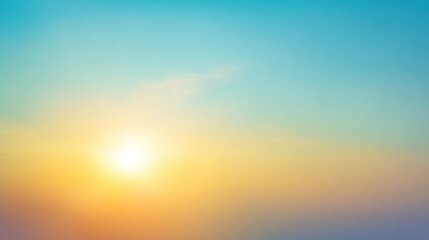 Fototapeta premium Dreamy abstract background of sunrise