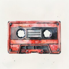 Naklejka premium Cassette machine pump gas pump.