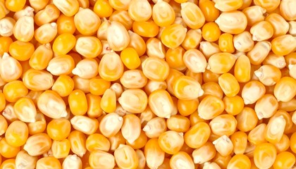Close-up view of yellow corn kernels