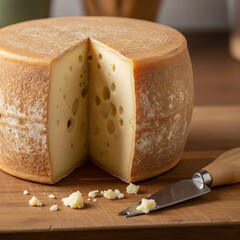 AI Generated Block of Cheese