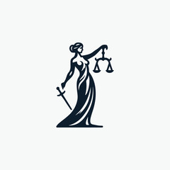 Justice Goddess Logo