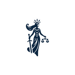 Justice Goddess Logo