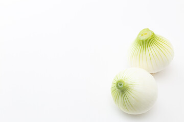 新玉ねぎ　白バック