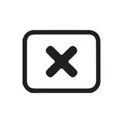 Fototapeta premium vector illustration of a cross icon