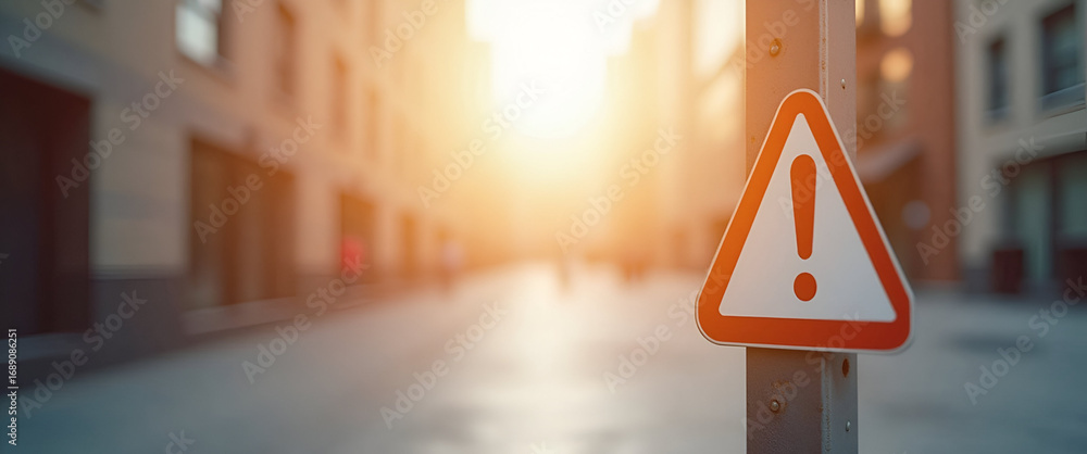 Aufkleber photo realistic as safety icon with blank space for custom branding concept as a customizable safety