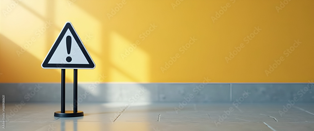 Aufkleber photo realistic as safety icon with blank space for custom branding concept as a customizable safety