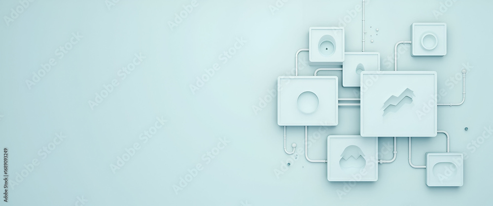 Poster photo realistic as bidding icon with space for text and images concept as a simple bidding icon desi