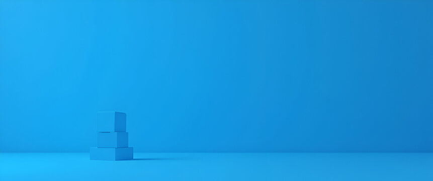 Photo realistic delivery icon design with customizable space for text and graphics on a blue background, ideal for project timelines and logistics plans. - Powered by Adobe