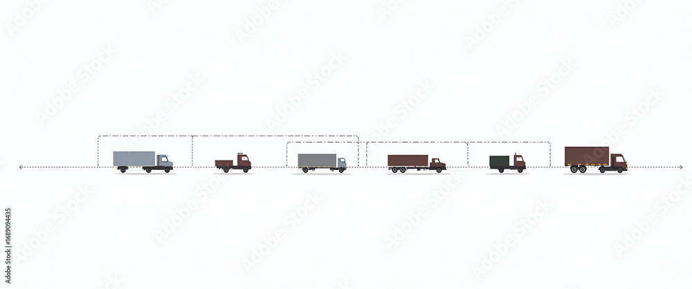 Poster streamlined goods clearance chart infographic: mapping declaration submission, inspection, and relea