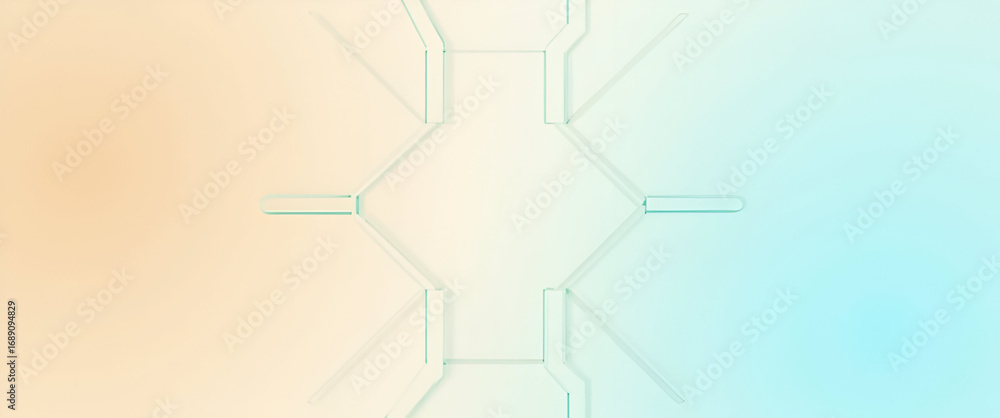 Poster photo realistic teamwork symbol with ample copy space for email newsletters - a modern concept highl