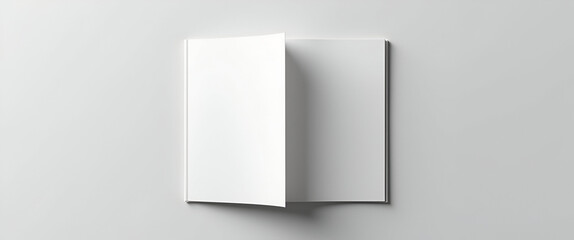 Contemporary Presentation Folder Mockup Design: Clean Lines, Balanced Structure, Subtle Elegance for High Impact Corporate Branding & Marketing Applications - Photo Stock Concept