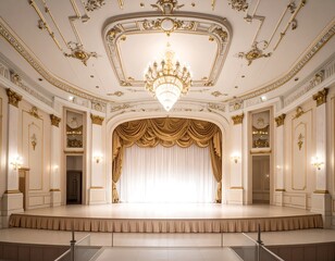 Grand hall with ornate decor