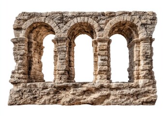 Ancient stone archway ruins