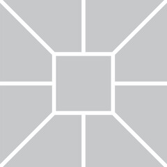 Image collage layout template set. Pictures or photos frame collage. Picture composition arrangement. Photo album idea for banner, poster, mockup, flyer, brochure, memory wall design. Vector