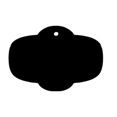 vintage price tag silhouette