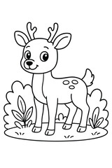 dear coloring page 3.eps