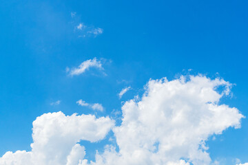 晩夏の空　午後の澄んだ青空と雲43