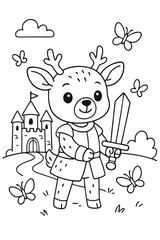 dear coloring page 32.eps