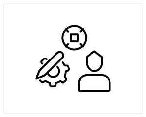 connection-editable-icons-set outline free SVG download 