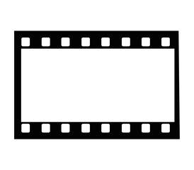 Film Frame Silhouette PNG..Movie Film Frame PNG..Film Strip Silhouette..Cinematic Frame PNG..Photo Film Border Silhouette