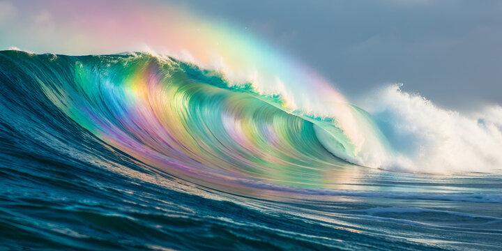 Neon starburst glowing abstract light design in futuristic colorful background - Powered by Adobe