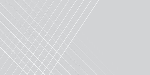 background design with diagonal line pattern in grey colour. Vector white horizontal template for business banner, formal invitation backdrop, texture