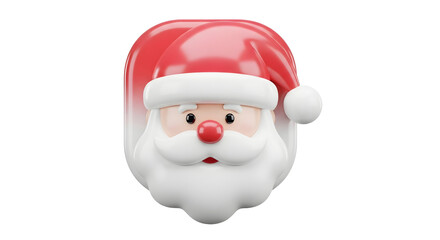 Santa Claus Face Icon