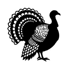 vector illustration of a turkey