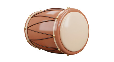 Drum Illustration Isolated on White