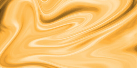 Obraz premium Golden silk fabric waves in a soft, smooth, abstract pattern with a soft, liquid gold texture