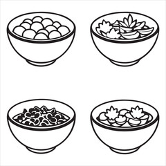 A Classic and Vibrant Cobb Salad, a Hearty American Main Course with Distinct Layers of Chicken, Bacon, Avocado, and Tomato