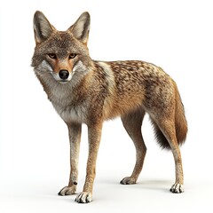 Fototapeta premium Photo of Jackal Isolated on white background