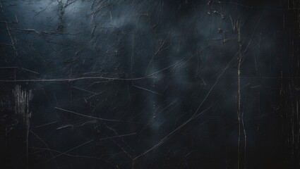 Dark textured surface with scratches and cracks.