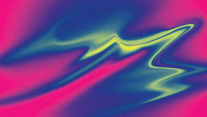 Vibrant Abstract Background with Flowing Gradient and Grain Texture