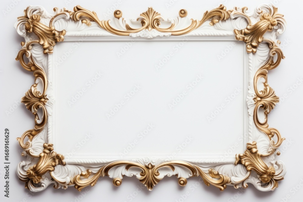 Poster rectangle rococo backgrounds rectangle frame.