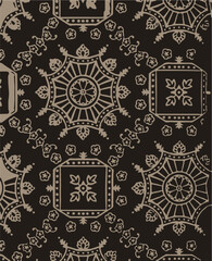 paisley pattern in navy blue, with drop-shaped motifs and small floral elements, continuous mosaic design, high level of detail, textile, sharp contrast.