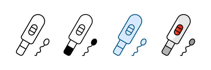 Positive Test Icon Set Multiple Style Collection