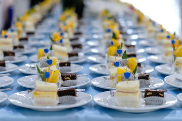 many pack of snack break set in seminar