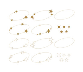 キラキラしたフレーム