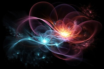 Magnetic field light backgrounds technology.