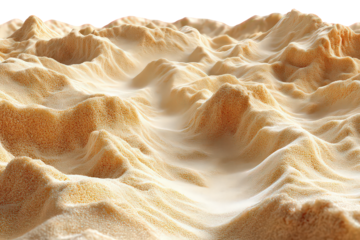 Abstract Sandy Landscape with Glittering Particles