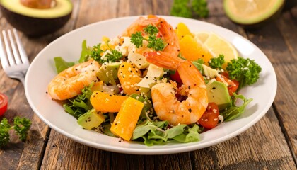 Shrimp and Avocado Salad