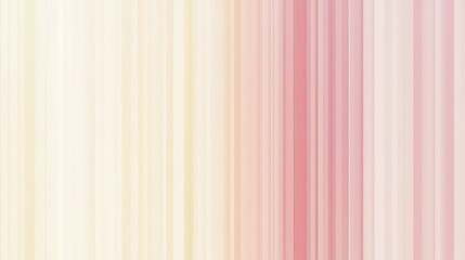 Obraz premium Soft Pastel Vertical Stripes Gradient Background with Cream to Pink Hues
