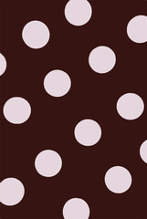 Black and white polka dot pattern with large dots. A bold, classic, and versatile design for fashion, packaging, stationery, graphic design, and home decor.