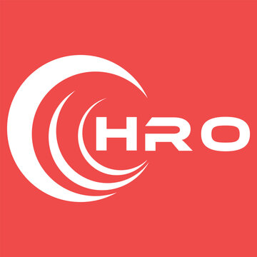 HRO letter design. HRO letter technology logo design. HRO  Monogram logo design for an entrepreneur and business.