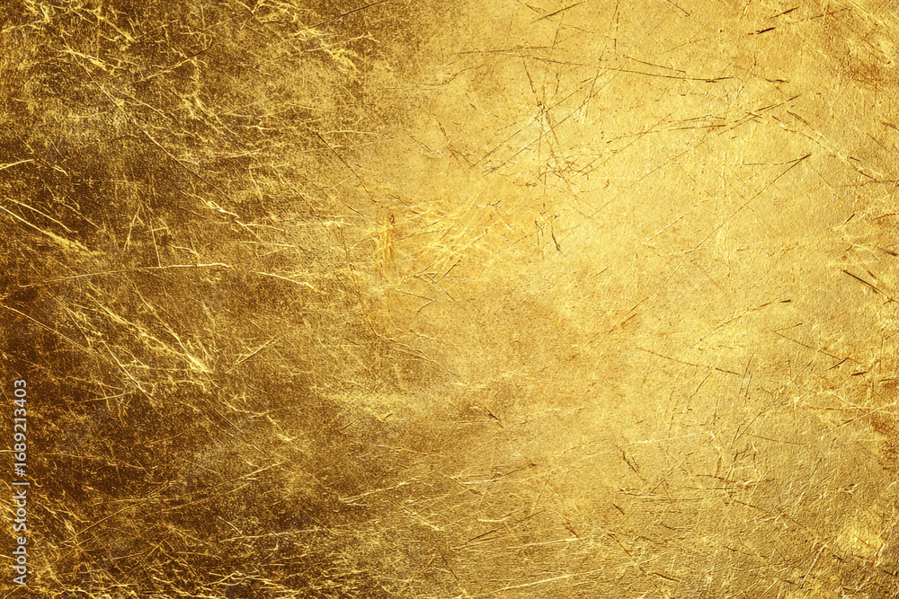 Poster golden textured background with scratches and lines ideal for design projects