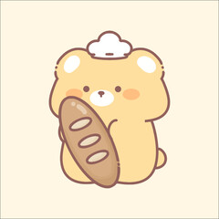 Cartoon bear illustration