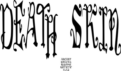 This  font can be used for modern graphic design