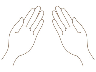 Obraz premium 手 イラスト 