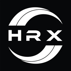 HRX letter design. HRX letter technology logo design. HRX  Monogram logo design for an entrepreneur and business. © Mahfuz